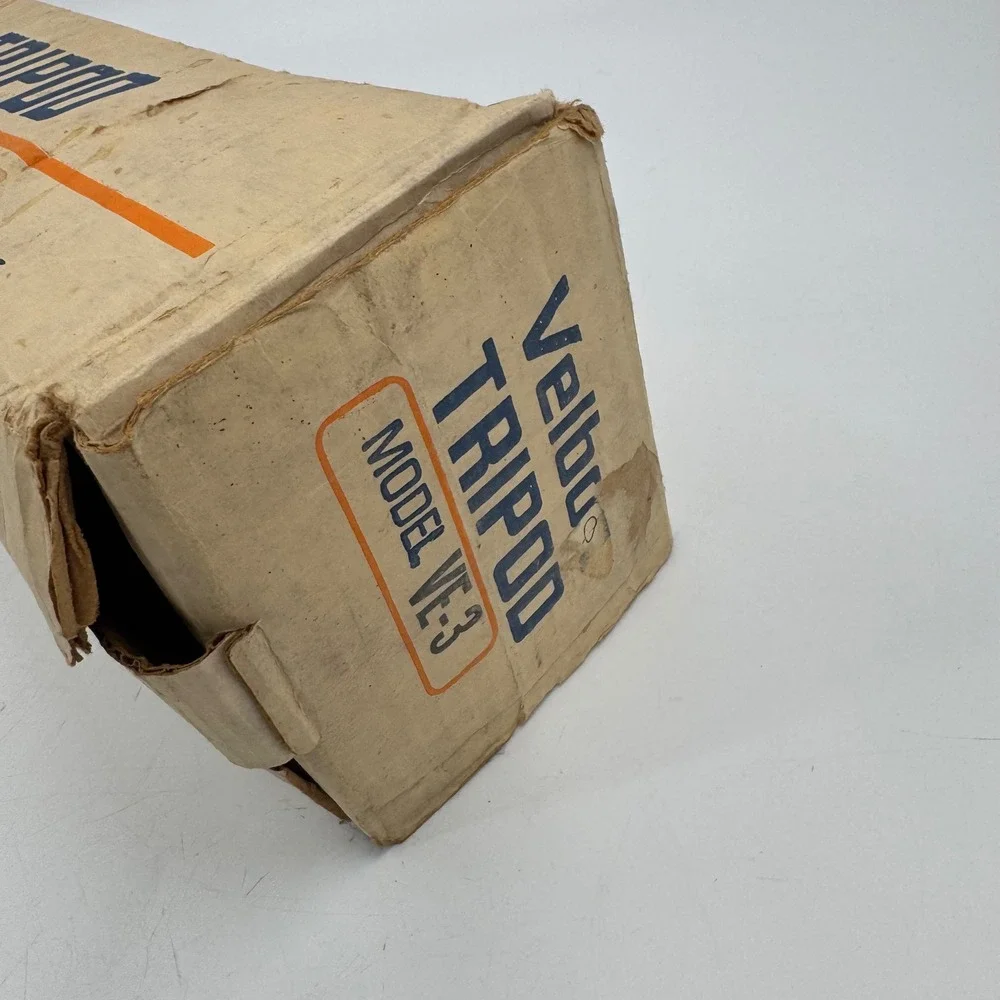 Velbon VE-3 Tripod Lightweight Sturdy Channel Legs Single Action Lever‎ Lock